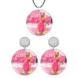 Barbie Stainless steel wood earrings necklace set