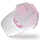 Laser colorful Barbie Baseball cap pink embroidered letter hat casual fashion cap