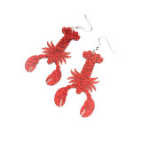 Y2K acrylic dinosaur cicada, lobster, crab, goldfish, octopus, shark, frog, bee, parrot, koala earrings