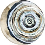 20MM Stone texture glass snap button charms