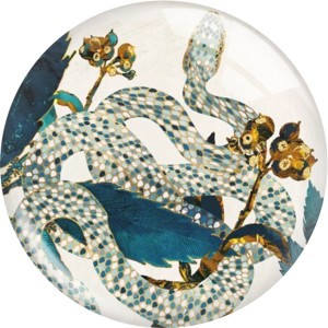 20MM animal glass snap button charms