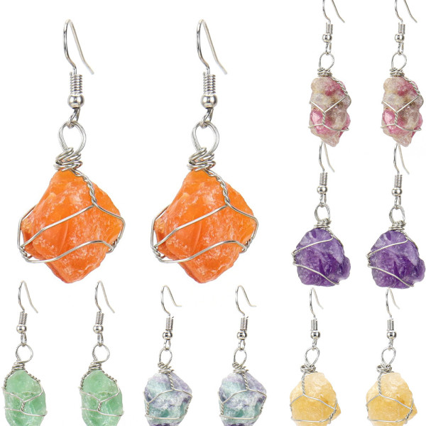 Natural Stone Earrings