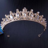 Alloy Crystal Crown Wedding Ball Party Bridal Crown