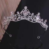 Alloy Crystal Crown Wedding Ball Party Bridal Crown