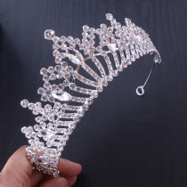 Alloy Crystal Crown Wedding Ball Party Bridal Crown