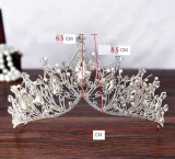 Alloy Crystal Crown Wedding Ball Party Bridal Crown