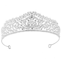 Alloy Crystal Crown Wedding Ball Party Bridal Crown