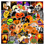 50 Halloween Graffiti Stickers Laptop Computer Water Cup Refrigerator Decoration Waterproof Stickers