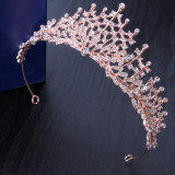 Alloy Crystal Crown Wedding Ball Party Bridal Crown