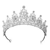 Alloy Crystal Crown Wedding Ball Party Bridal Crown