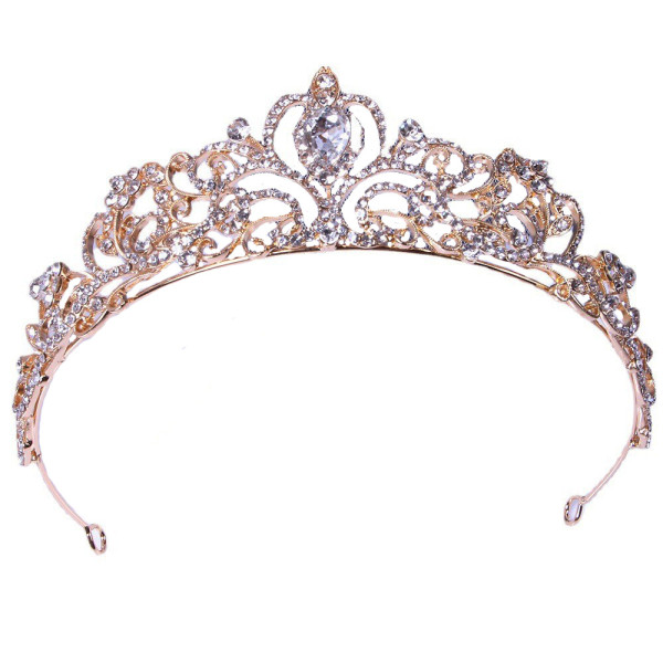 Alloy Crystal Crown Wedding Ball Party Bridal Crown