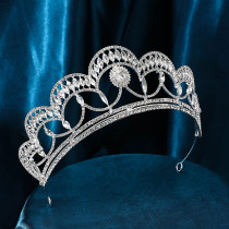 Alloy Crystal Crown Wedding Ball Party Bridal Crown