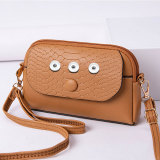 Fashionable and Exquisite Mini Crossbody Phone Bag Shell Bag fit 20MM Snaps button jewelry wholesale