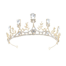 Alloy Crystal Crown Wedding Ball Party Bridal Crown