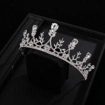 Alloy Crystal Crown Wedding Ball Party Bridal Crown