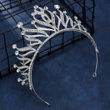 Alloy Crystal Crown Wedding Ball Party Bridal Crown