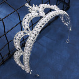 Alloy Crystal Crown Wedding Ball Party Bridal Crown