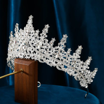 Alloy Crystal Crown Wedding Ball Party Bridal Crown