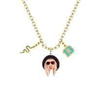 American singer Taylor Swift necklace pendant keychain