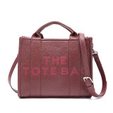 Leather original color Tote handbag diagonal cross bag