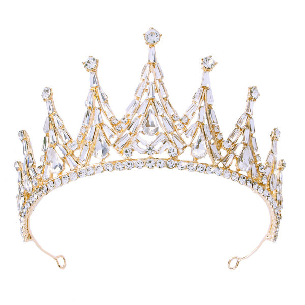 Alloy Crystal Crown Wedding Ball Party Bridal Crown