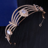 Alloy Crystal Crown Wedding Ball Party Bridal Crown