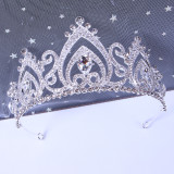 Alloy Crystal Crown Wedding Ball Party Bridal Crown