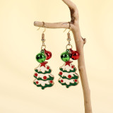 Christmas bell Christmas tree earrings