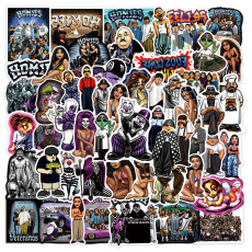 100 sheets of homies graffiti stickers for decorating the car trunk and guitar waterproof stickers