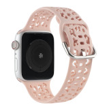 38/40/41mm Suitable for Apple Watch Strap iwatch Hollow Silicone Strap Apple Watch Leopard Pattern Strap (excluding dial)