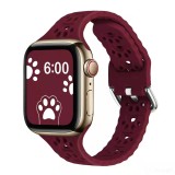 38/40/41mm Suitable for Apple Watch Cat Claw Silicone Watch Strap Hollow out Silicone Watch Strap  (excluding dial)
