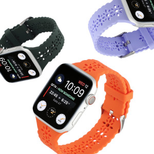 42/44/45MM Suitable for Apple Watch Strap iwatch Hollow Silicone Strap Apple Watch  (excluding dial)
