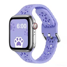 38/40/41mm Suitable for Apple Watch Cat Claw Silicone Watch Strap Hollow out Silicone Watch Strap  (excluding dial)