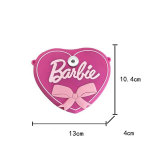 Barbie Silicone Bag Shoulder Bag Children's Cute Love Crossbody Bag fit 20MM Snaps button jewelry wholesale