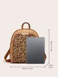 Kraft paper backpack, multifunctional, large capacity, casual and versatile travel backpack