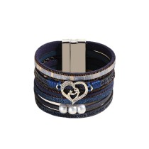 Bohemian multi-layer bracelet Mother's Day love leather bracelet