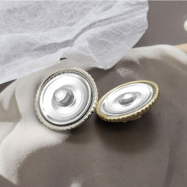 23MM  metal Pearl Rhinestones snap button charms