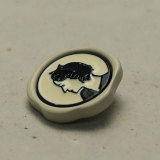 23MM Beauty Head Flower Metal snap button charms