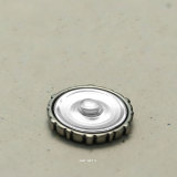 23MM Love Rose  metal snap button charms