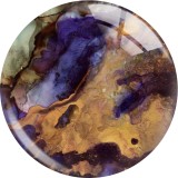 Painted metal 20mm snap buttons  Stone texture charms