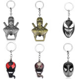 Superhero Death Attendant Poison Mask Keychain Bottle Opener Pendant Keychain Car Pendant
