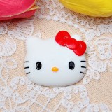 20MM KT cat bow Resin snap button charms