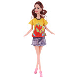 29 styles suitable for 11 inch/30cm Barbie doll clothing, girls' fashion changing doll clothing (sold separately without dolls)