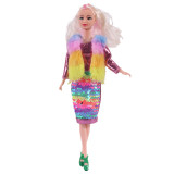 22 styles suitable for 11 inch/30cm Barbie doll clothing, girls' fashion changing doll clothing (sold separately without dolls)