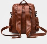 Leather Rivet Boston Bag Backpack