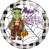 20MM Halloween Print glass snaps buttons  DIY jewelry