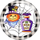 20MM Halloween Print glass snaps buttons  DIY jewelry