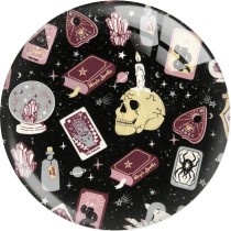 20MM Halloween Print glass snaps buttons  DIY jewelry