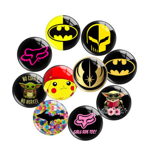 20MM Jeep Print glass snaps buttons  DIY jewelry