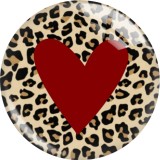 Painted metal 20mm snap buttons  Faithful love Print